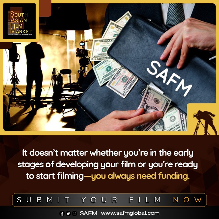 The script is ready, the stage is set but the financing is in trouble? If so, then submit your script to us today: safmglobal.com #SAFM #SouthAsianFilmMarket #Webshows #FeatureFilm #FilmMarket #Director #Producer #CoProduction #GapFunding #Film #FilmFunding #Funding