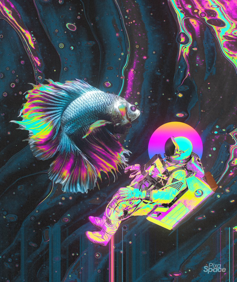 Dreaming to float
 #acidart #vaporwaveart #abstractpainting #abstraction #instaart #surreal  #visualfodder #glitch #galaxy #alien #fire #astronaut #adobe #psychedelicart #trippyart #synthwave #spaceart #artgram #iridescent #NFTCommunity #NFTartist #nftcollectors #cryptoartist