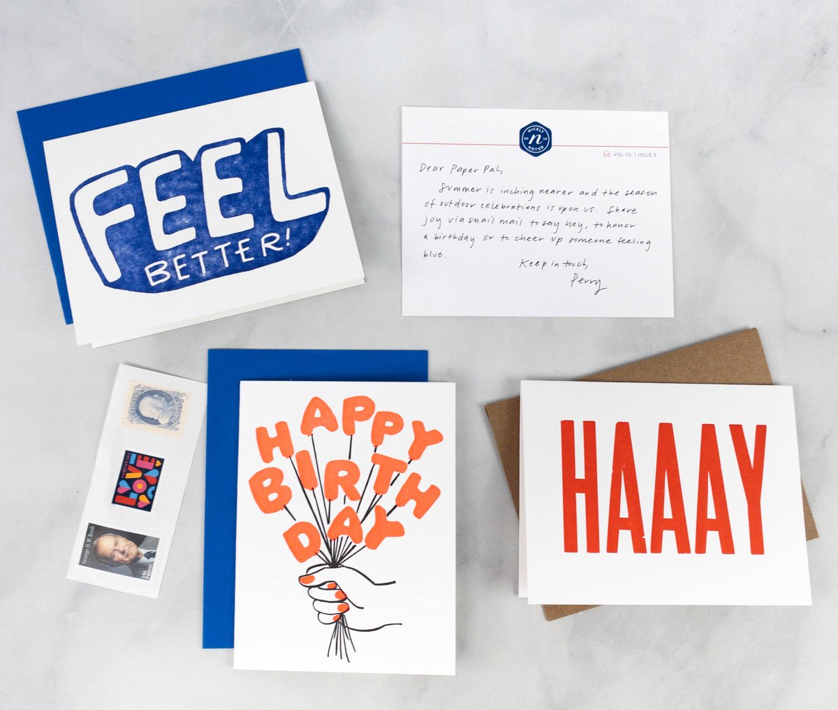 helloboxes's tweet photo. Heads up, snail mail enthusiasts! Check out the lovely letterpress cards and postage stamps from Nicely Noted May + grab coupon code!
https://t.co/epdFOg70iQ #subscriptionbox #NicelyNoted https://t.co/IMn3ORjdtH