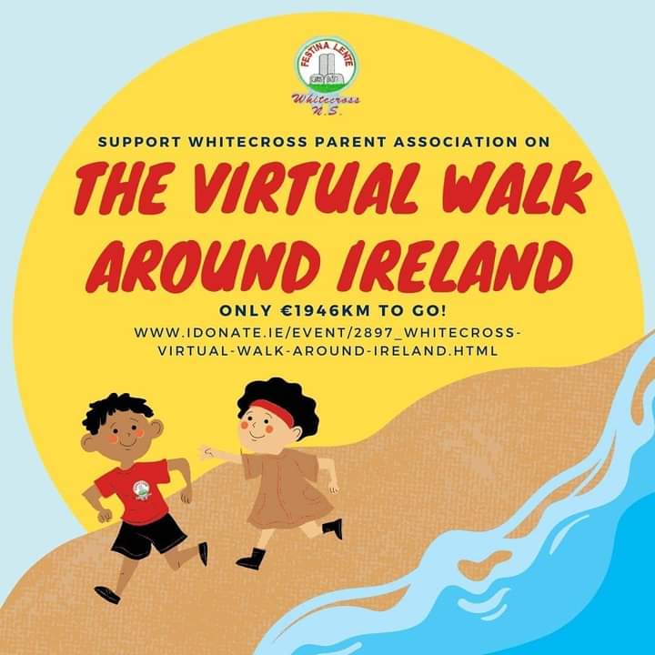 whitecrossnspa's tweet photo. Kids are making great progress around the coast. A video update on where they have been so far was shown in school...Dublin, Hook Head, Dursey Island....  Keep walking and sponsoring!  https://t.co/bFxCzZcaQJ https://t.co/vxA37DdwUC