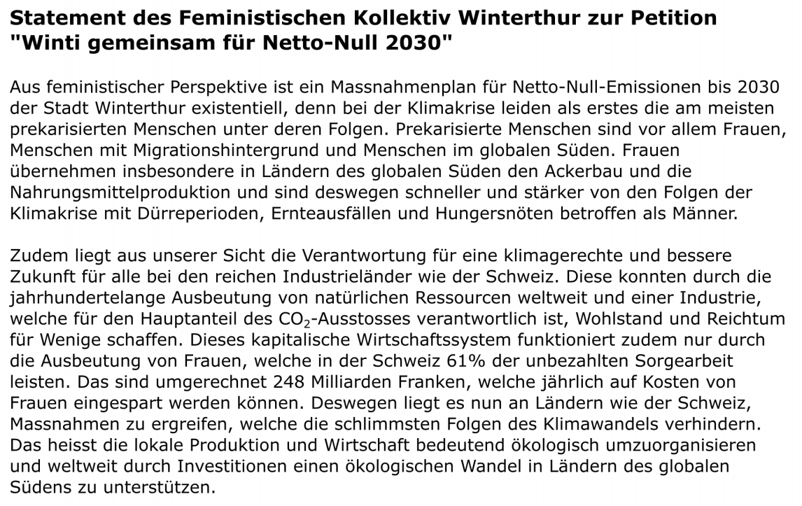 Klimastreik Winterthur (@klimastreikw) on Twitter photo 