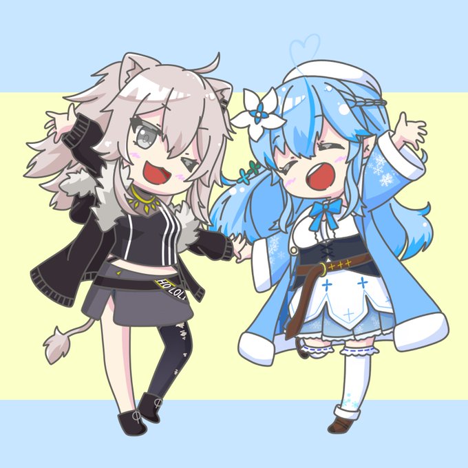 アイドル!!
ライブお疲れ様でした
#ふたりでみるホロライブ 
#ししらーと 
#LamyArt 