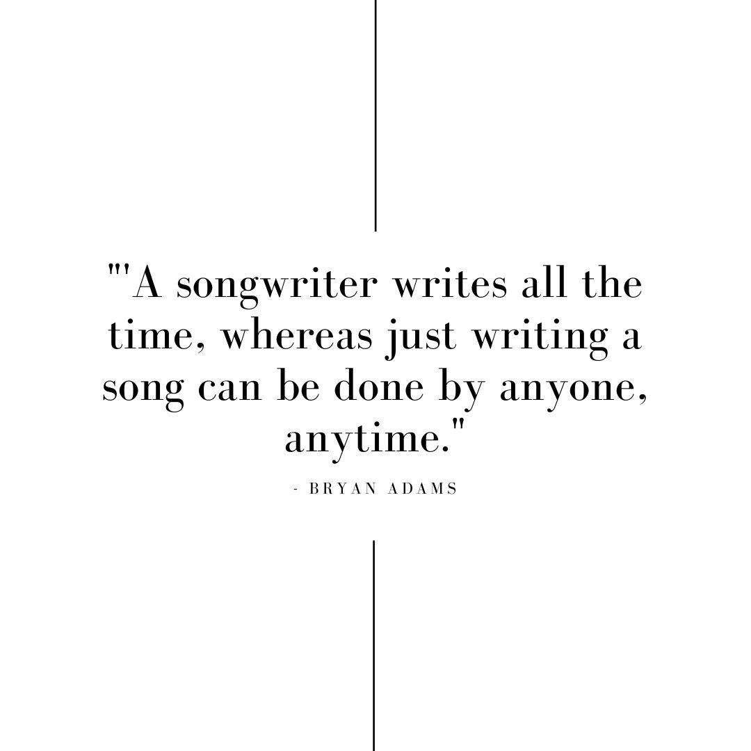 YYCSongsmiths's tweet photo. "A songwriter writes all the time, whereas just writing a song can be done by anyone, anytime."--Bryan Adams
#calgarysongsmiths #songwritersofig #freewrite #freewrites #freewriter #songwriters #songwriterslife #singersongwriter #songwritersfirst #songwrtiersofinstagram https://t.co/FrrUkIaxTB