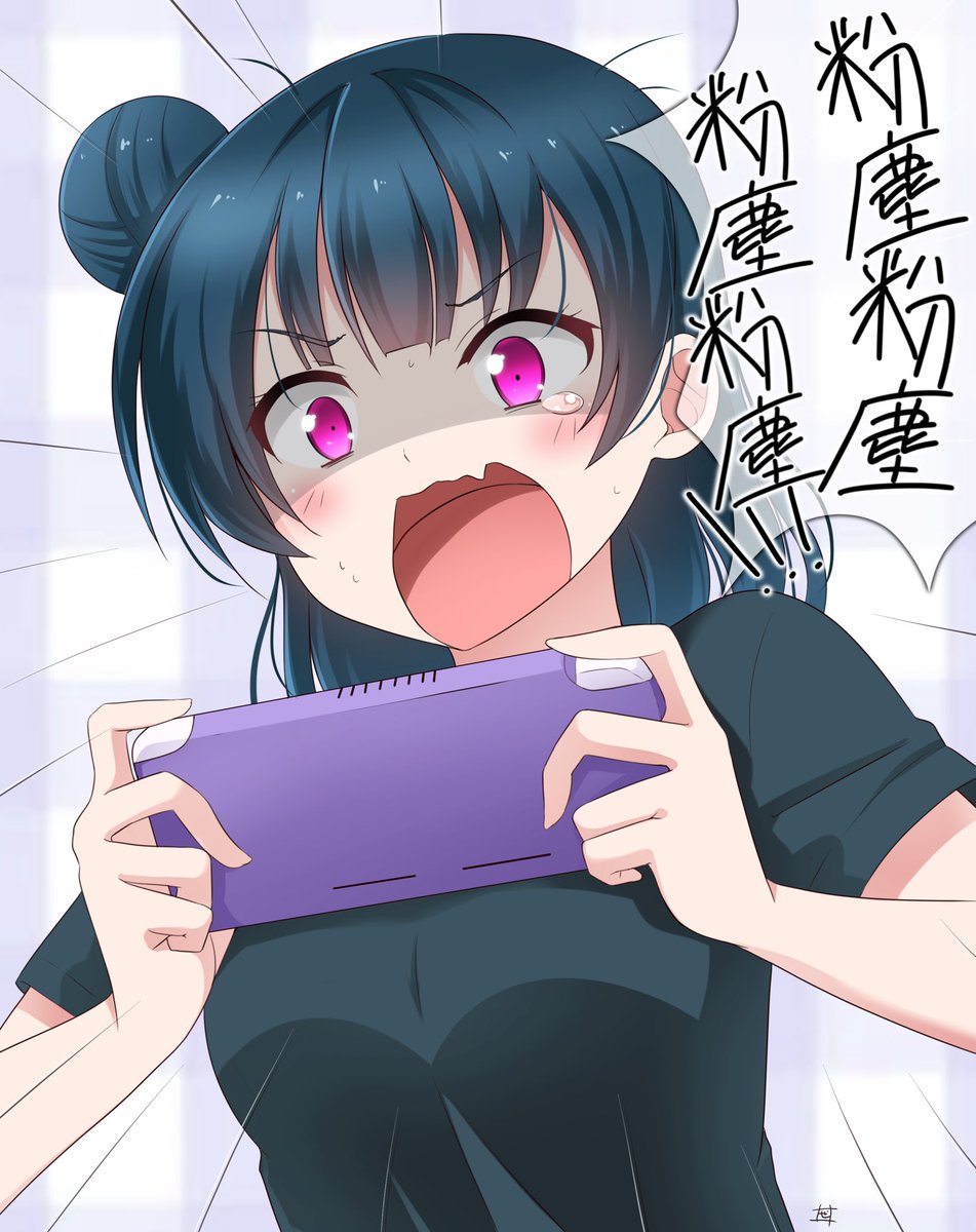 津島善子 「#今月描いた絵を晒そう
その①。涙目多いな⁉️(゜ω゜) 」|ぜろのイラスト