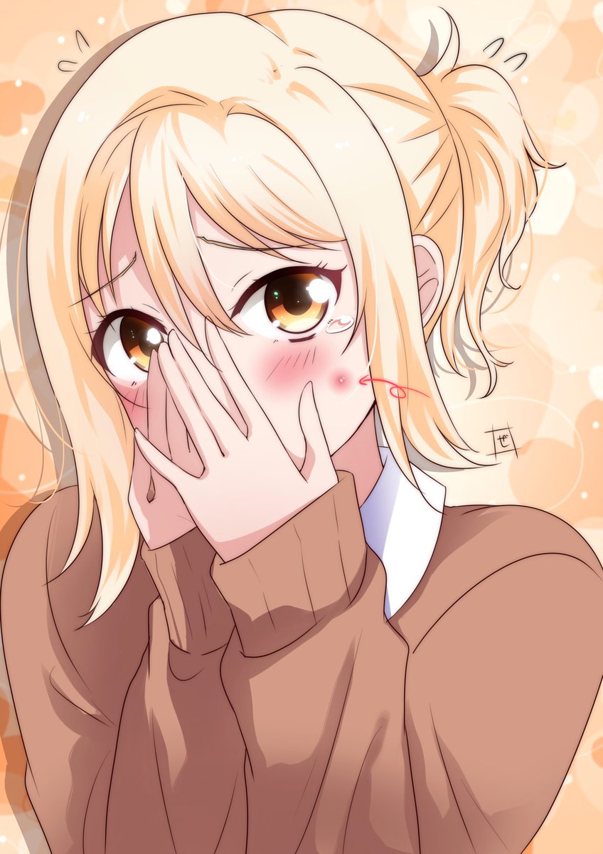 津島善子 「#今月描いた絵を晒そう
その①。涙目多いな⁉️(゜ω゜) 」|ぜろのイラスト