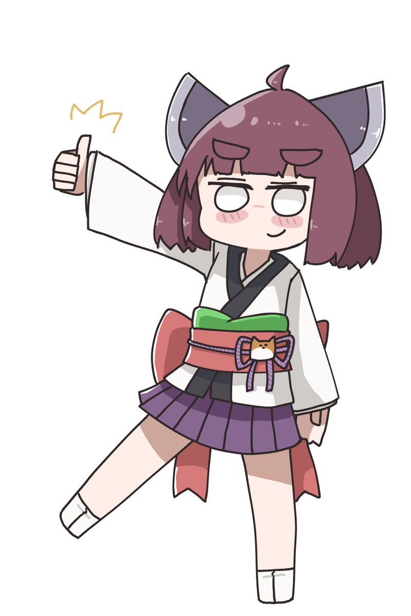 東北きりたん 「👍 」|毛玉猫🍄＠Skeb募集中のイラスト