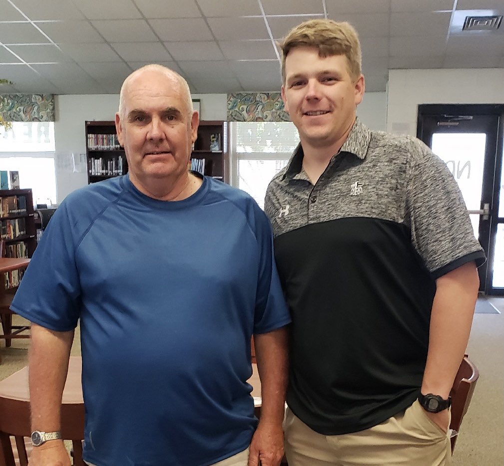 coachbrhodes's tweet photo. Had a chance to go celebrate one of my mentors &amp; all time @NDJSRebels Greats yesterday as he prepares for a well earned retirement. Coach Edwards has impacted countless lives including my own. The Rebel community is better because of him. Thank you for everything Coach! https://t.co/2P9QcoHujt