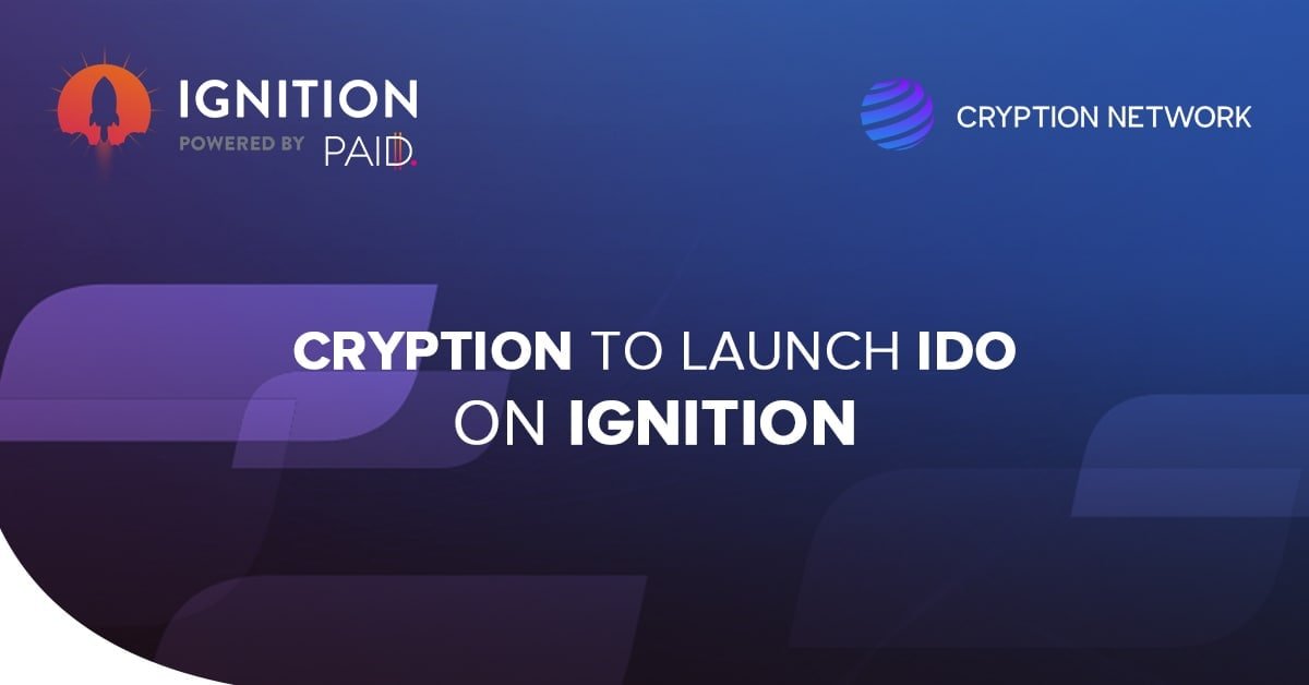 🚨Get ready, and time has almost come. It's time for $CNT to fly!🚀 🗣Mark your calendars!🗓 We will be conducting the Cryption #IDO on @paid_network's Ignition on 8th June, Tuesday. 🌐For more information: paidnetwork.com/cryption-ido-o… #DeFi #crypto $IDO