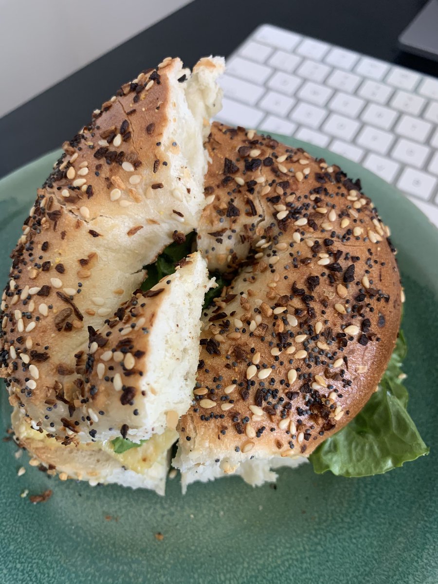 <a href="/IzzysBagelCo/">IZZY'S BAGEL Co.</a> for the vegan breakfast save 🙏🏻 #supportlocalbusiness <a href="/resultaInc/">resulta</a>