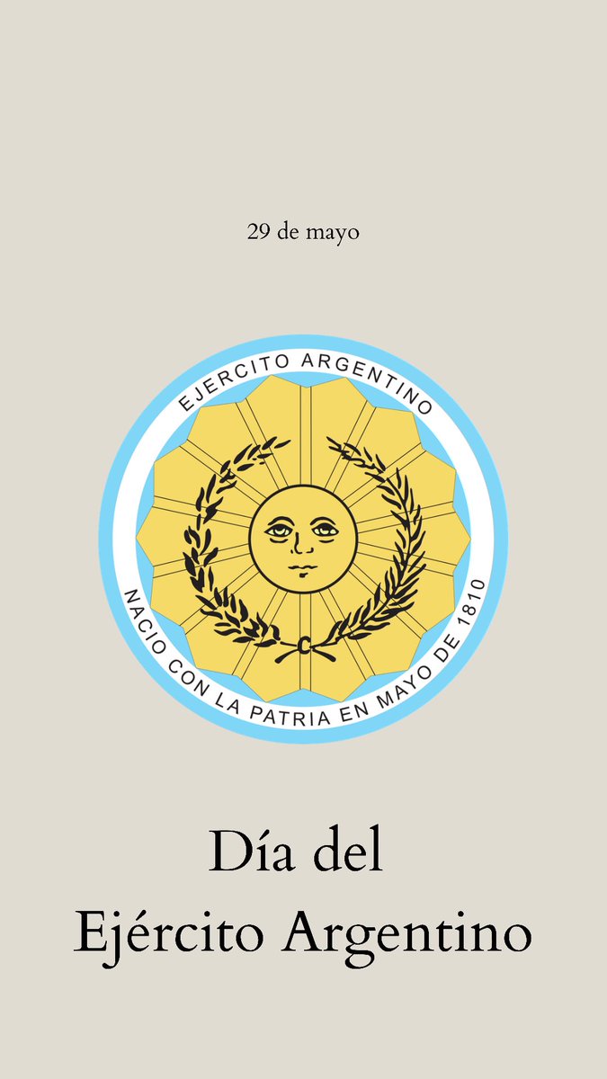 Respeto y admiración por el <a href="/Ejercito_Arg/">Ejército Argentino</a> . Mi saludo en su día.