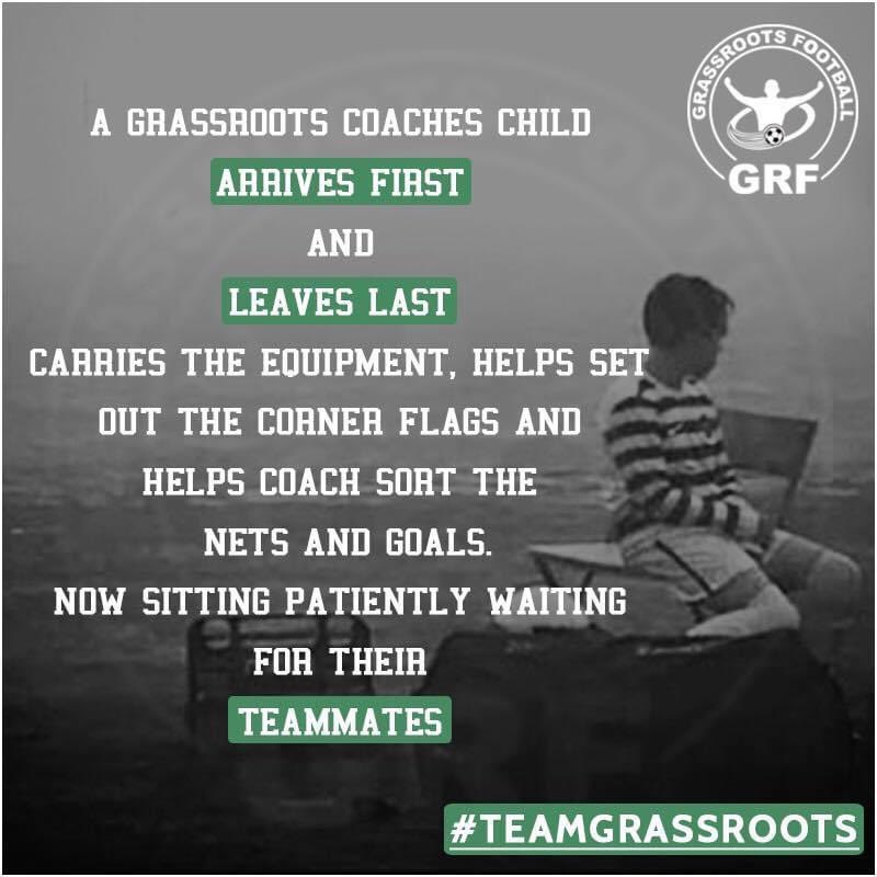 #Shoutout to All the Grassroots Coaches children. Sharing their parent with the team.