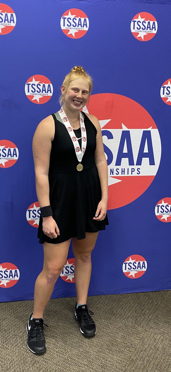 Individual state champion! Elli Reynoldson. 
•Ranked #1 in TN
•Top 10 in the South
•Top 50 in the nation (year high)

#developweapons #nofear #jcctennis