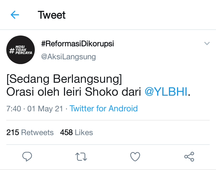 a tweet media