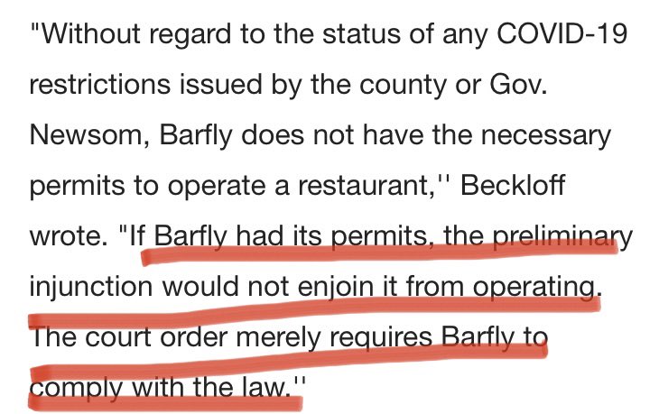 MG44Graf's tweet photo. @CBSLA Take home message... For Tinhorn flats #TinhornFlats #Burbank #HealthcodeViolations #injunction #COVID19 #SaturdayThoughts https://t.co/6jyCp0e3TQ