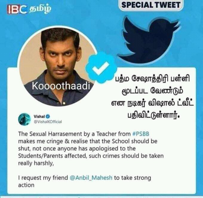 Pandidurai tweet media