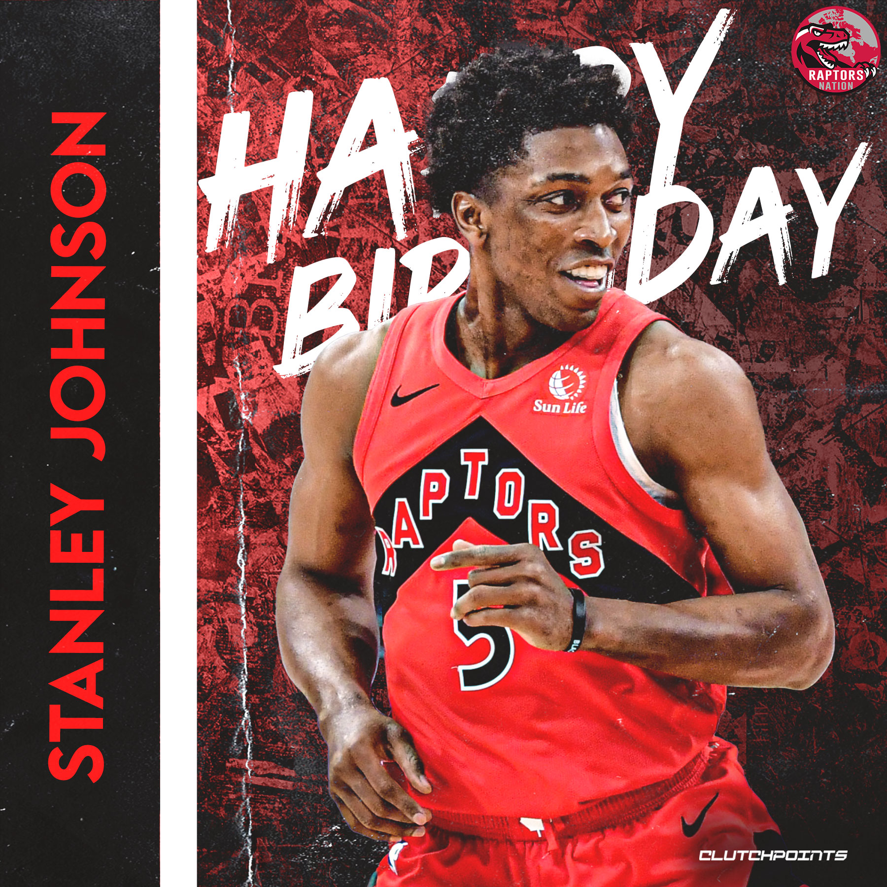 Join Raptors Nation in greeting Stanley Johnson a happy 25th birthday 