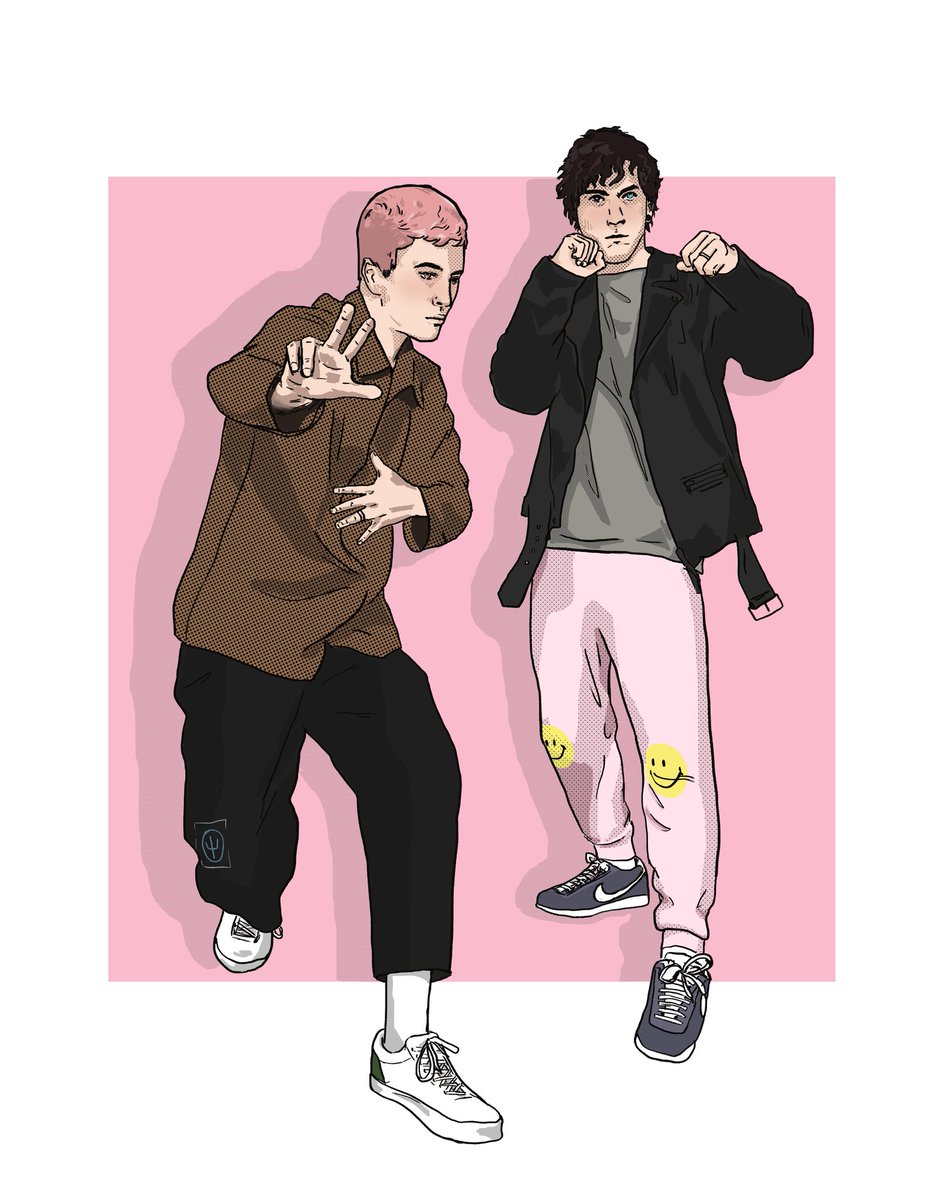 odetothemoon_'s tweet photo. two ohio boys known as twenty one pilots #cliqueart @twentyonepilots @joshuadun @tylerrjoseph #ScaledAndIcy https://t.co/uY6OFqEVUW