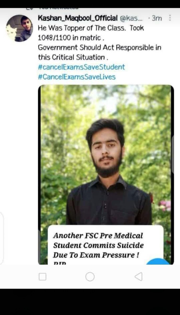 usmanhafeez00's tweet photo. @ZakaWaqar #cancelExamsSaveStudent 
#cancelboardexam https://t.co/wrYkTHOUzP
