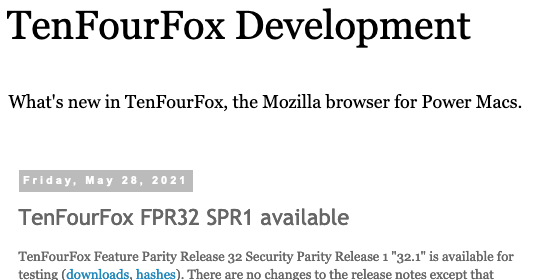 mpc7500v2's tweet photo. #TenFourFox FPR32 SPR1 available
https://t.co/zf3zmhhb2n
#PowerPC #PPC750 #MPC7400 #PPC970 #Firefox https://t.co/Zfpzd6ktEP