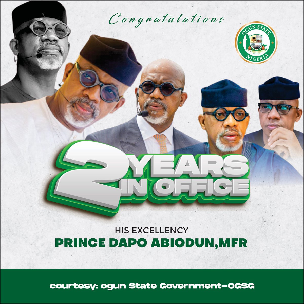 Happy Birthday, His Excellency @dabiodunMFR 

Governor, Ogun State.