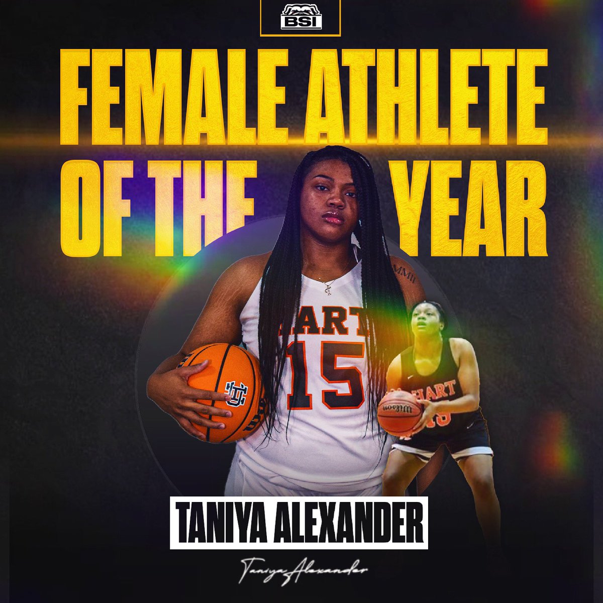 Your 2021 BSI Female Athlete of the Year = <a href="/AnneshaTaniya15/">Ta’niya “Nesha” Alexander</a>! 

#GoDogs #OneHartBeat