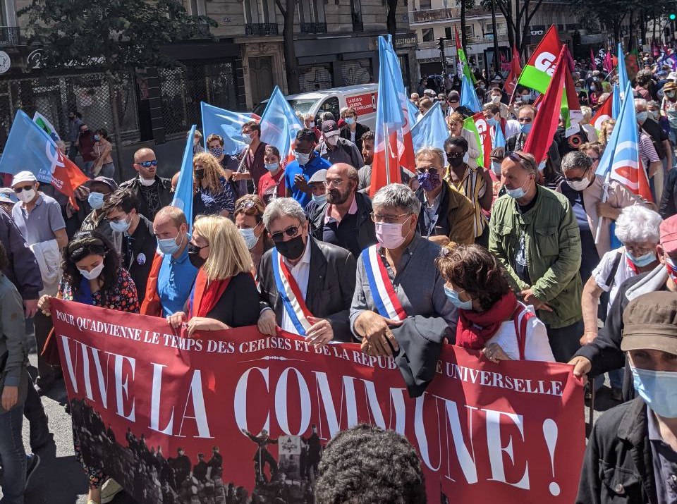 JLMelenchon's tweet photo. Notre combat est enraciné dans l’histoire du peuple en lutte pour ses droits. #150ansdelaCommune https://t.co/9x57lT4lc1
