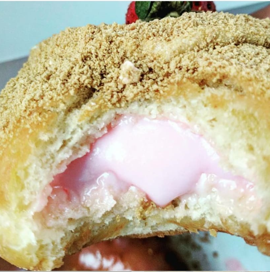 With a doughnut in one’s own hands, anything is possible. #EatGlazed