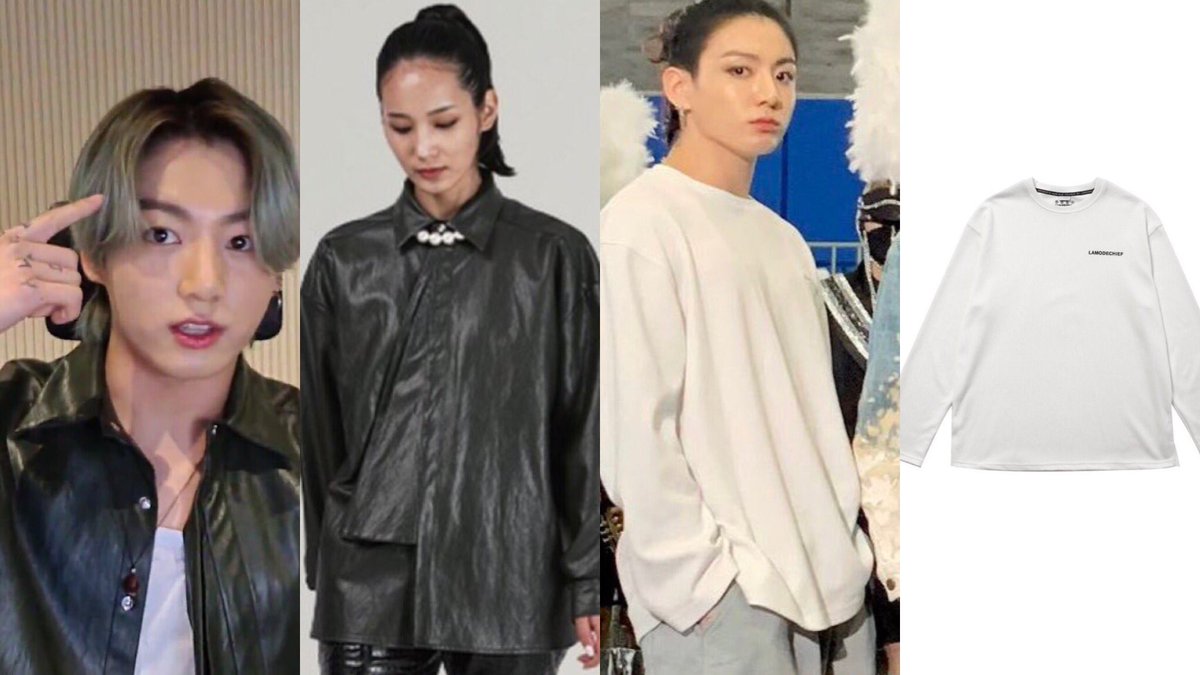 dreamjeons's tweet photo. i think that ‘la mode chief’ might be one of jungkook’s new fav clothing brand,, it’s heartwarming to see him support a smaller business to the point where they were able to open their 1st road shop in seoul! besides, they promote unisex fashion and made generous donations too :) https://t.co/6N99T6HucS