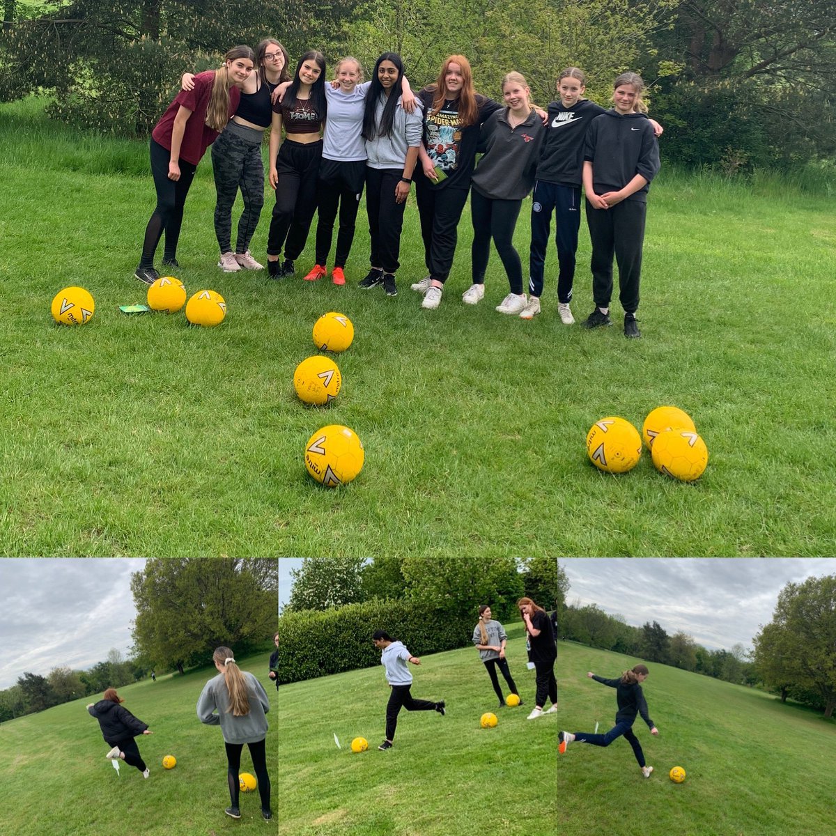 FcSarratt's tweet photo. With the end of their @hgfpl season brought about it was time for some 🦶 🏌️‍♂️ to celebrate a great but “different” season for the U-15s. Competitive to the end, can’t wait for next season with this squad. 👏⚽️👏 #grassrootsfootball #competitivegirls #footgolf #girlsfootball https://t.co/QTCxGIJXw4
