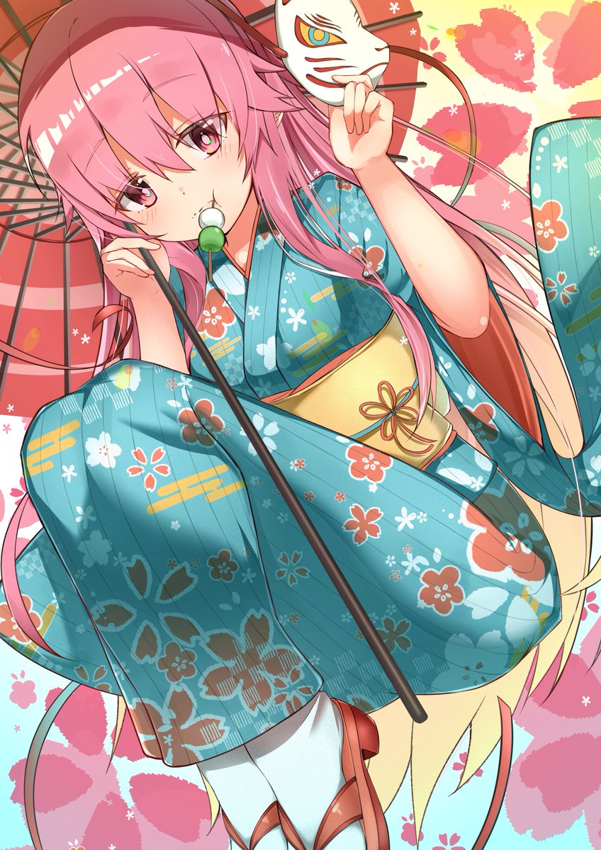 Ore オア 大遅刻 たいへんだァ というわけで今年は浴衣こころちゃんです D 5月26日はこころの日 秦こころ お絵描き好きさんと繋がりたい イラスト好きと繋がりたい