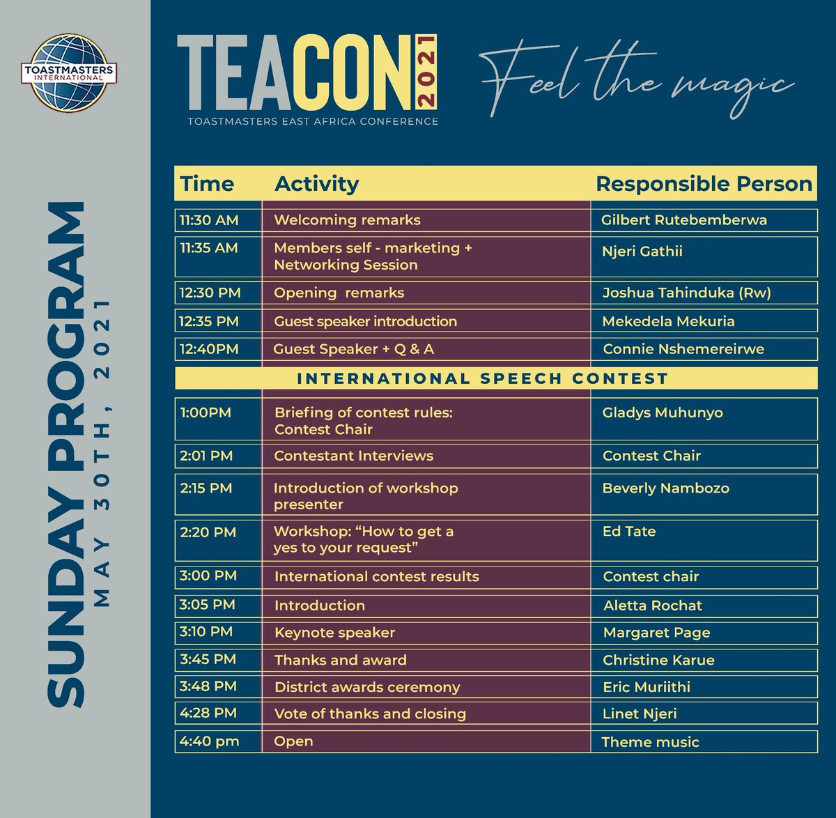 Today's #TEACON2021 was magical. Tomorrow is the final day of our TEACON experience, and we expect even more MAGIC!

Have you registered to #FeelTheMAGIC ? Do so here: cutt.ly/rcDq68b