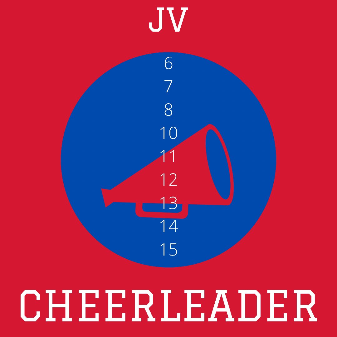 Congratulations to the 2021 Fall Cheerleaders! Let’s have a great season ❤️🎀💙