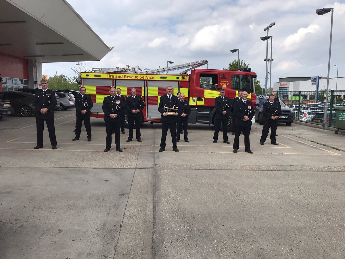 RealNeilFenwick's tweet photo. Another #retirement of a long serving #Essex #fire #officer GM Tony Clark #thankyou for your #service and #commitment to the south west group #response #ecfrs best wishes for your future Tony https://t.co/F4opVIW9tM