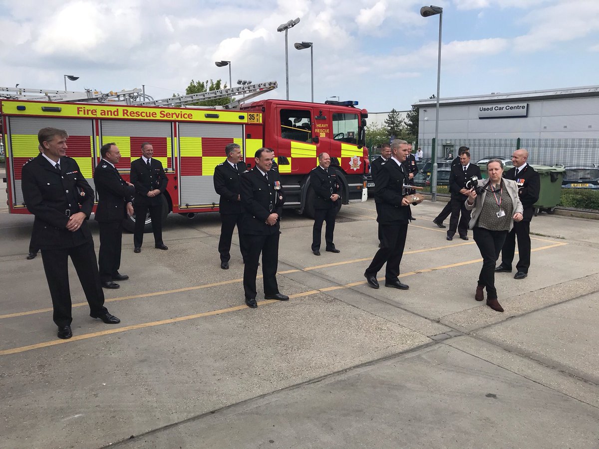 RealNeilFenwick's tweet photo. Another #retirement of a long serving #Essex #fire #officer GM Tony Clark #thankyou for your #service and #commitment to the south west group #response #ecfrs best wishes for your future Tony https://t.co/F4opVIW9tM