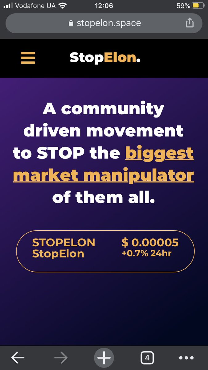IGORNFTUA's tweet photo. what is your opinion about StopElon ?  #crypto #bitcoin #Ethereum #EthereumClassic  #CryptoNews  #Dogecoin  #investor #trader #ElonMusk #STOPELON #money https://t.co/l4lpAs9Pb4