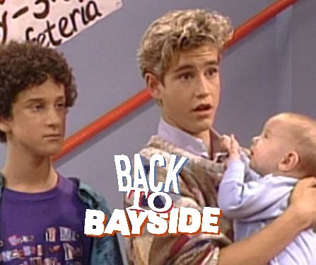 backtobayside's tweet photo. Kelly's parents are stuck at the ski lodge so the gang needs to take turns watching her baby brother at school ... What could go wrong?
S02E14 "The Babysitters" is out now! 

🎧: https://t.co/XKn7Rs8eto https://t.co/EDrc8jOY40
