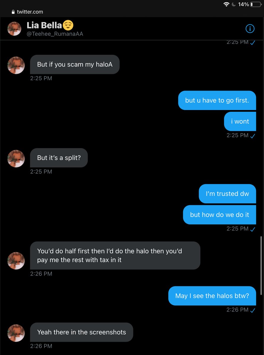 ivy17569638's tweet photo. Lol does this bitch think she  scam me? Username is: Teehee_RumanaAA
#royalehightrades #royalehightrading #rhteaspill #RhTrading #scammers #rhnews https://t.co/vBOZ3hLk9D