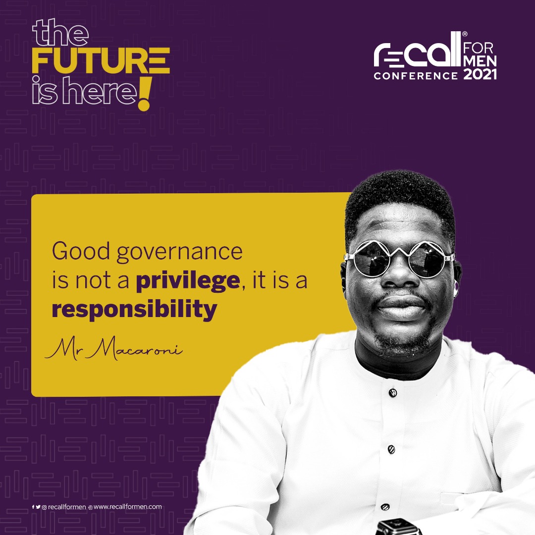 recallformen's tweet photo. "Good governance is not a privilege... it is the responsibility of the government to be accountable to the people." - Mr Macaroni https://t.co/SvzJThZwV1