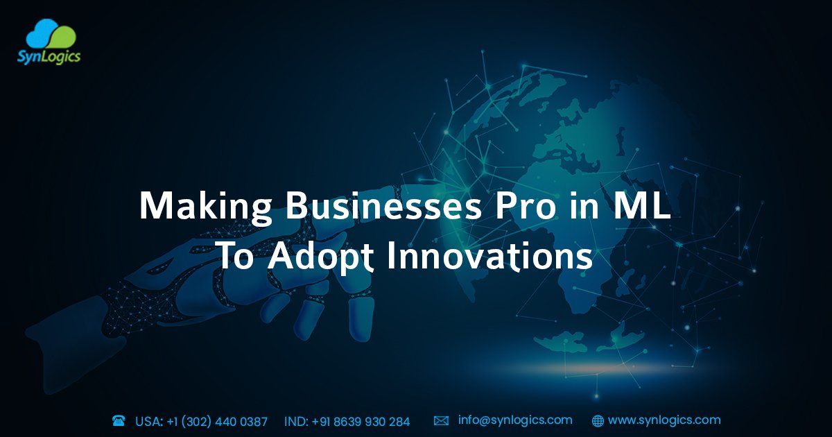 synlogics_Inc's tweet image. #MLDevelopment companies play a key role in giving meaning & multiplying the force of big tech innovations of the era, including – Big Data Services, AI, & IoT App Development. SynLogics, a #MLCompany, is focused on providing the power of ML to various business models.