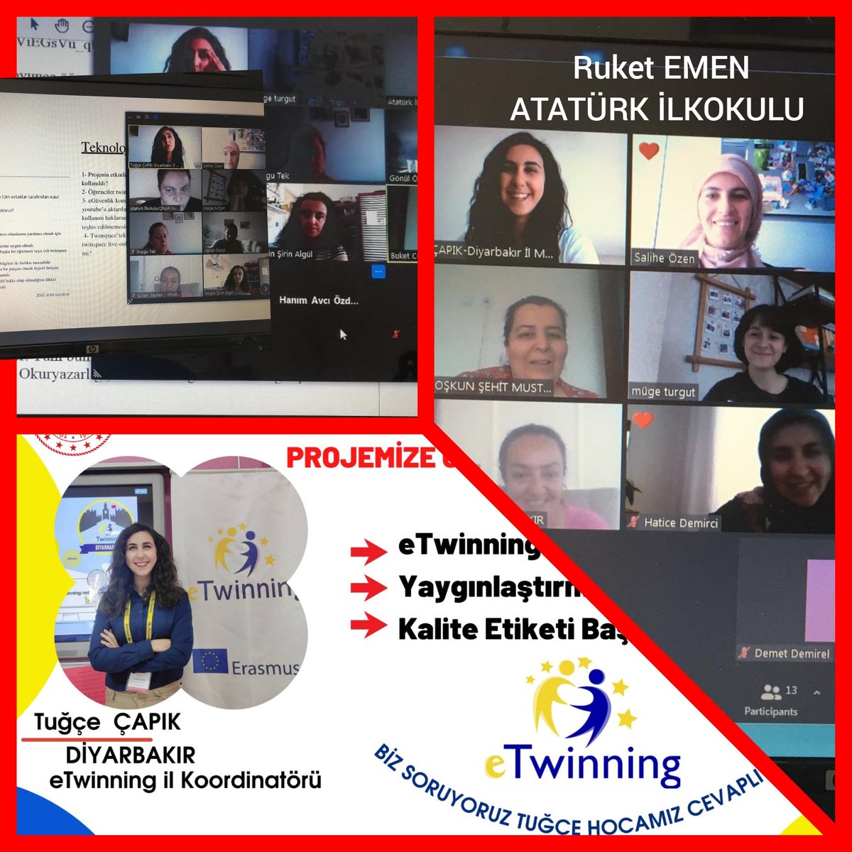 Projemizin konuğu Tuğçe ÇAPIK öğretmenimiz .Bilgilendirme toplantısı  için teşekkür ederiz <a href="/Diyarbakirmem/">Diyarbakır İl Millî Eğitim Müdürlüğü</a> <a href="/cinarmem/">Çınar İlçe Milli Eğitim Müdürlüğü</a> @yusufguzel0621 <a href="/Ataturkio/">Çınar Atatürk İlkokulu</a>  <a href="/afiink1/">Şafii Önk</a> <a href="/eTwinningdyrbkr/">eTwinning Diyarbakır</a> <a href="/eTwinningDestek/">eTwinning Projects Dissemination</a> <a href="/tugcecpk/">Tuğçe Çapık</a>