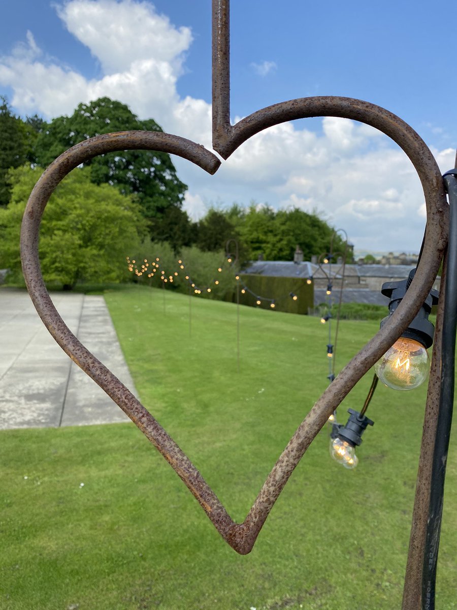 Outdoor festoon today <a href="/Broughton_Hall/">Broughton Hall Estate</a> <a href="/GoodFoodStoryUK/">Good Food Story</a>