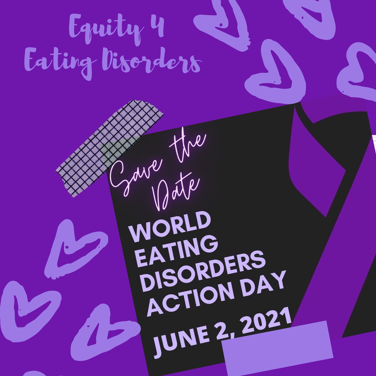 Hold the Date! World Eating Disorder Action Day, a grassroots movement to campaign for better awareness of ED and improved services is this Wednesday. #WeDoAct