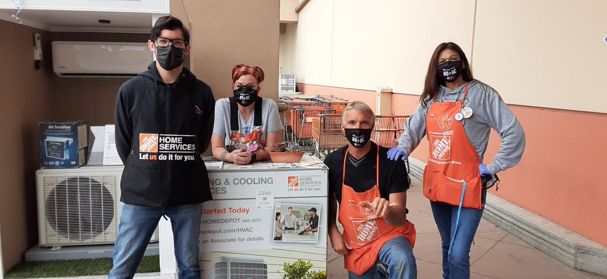 This week <a href="/HomeDepot/">The Home Depot</a> beat the heat with our
 HV/AC summer tune up! Our team of associates in the Oxnard &amp; Camarillo stores are ready to assist. #Hvacisback #thdhvac <a href="/AirSouthland/">Southland Heating & Air</a> <a href="/HomeDepot/">The Home Depot</a>