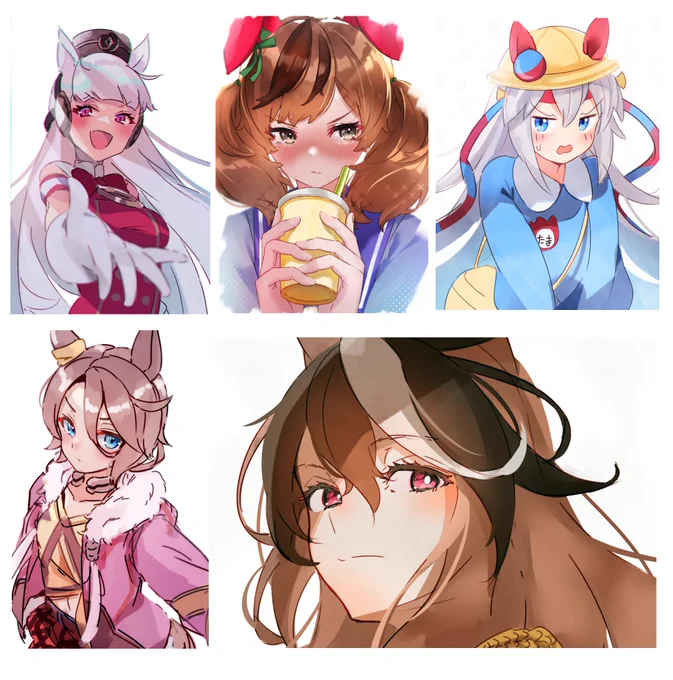 #今月描いた絵を晒そう
ウマ娘のワンドロばっかりですね 