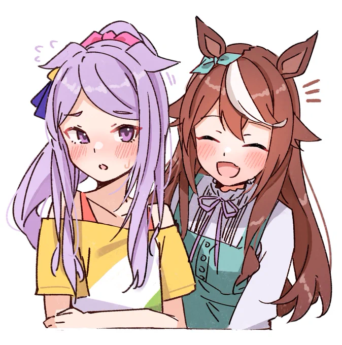 #今月描いた絵を晒そう
ウマ娘のワンドロばっかりですね 