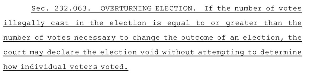 1. Texas Republicans just released the text of its voter suppression bill, SB7 Votes will be held before midnight Sunday The bill includes a NEW PROVISION that allows judges to OVERTURN AN ELECTION 'WITHOUT DETERMINING HOW INDIVIDUAL VOTERS VOTED' Follow along if interested