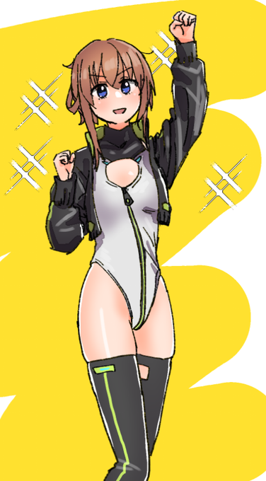 かっこいいっスね～SFテイストなディテールでらして～えっ着てもいいっス!?着させていただくっスよ～～～(試着室を覗いた安里は「外に出てはならない」と命じた) 