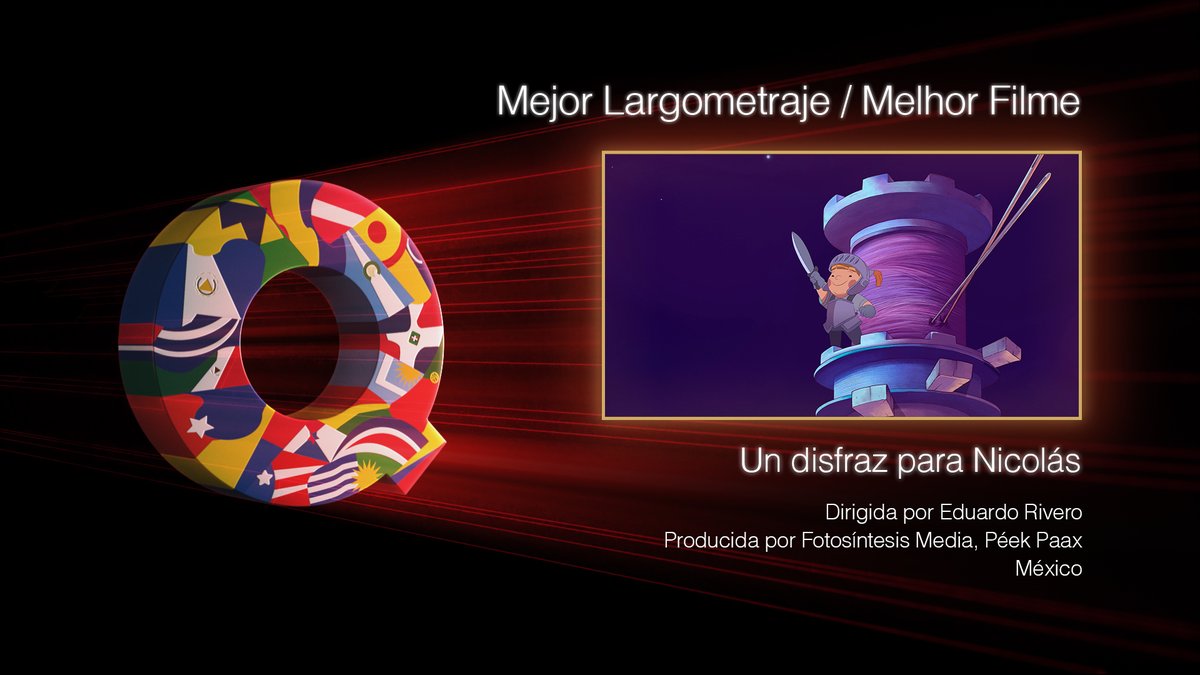 🏆🎉 ¡El Premio Quirino 2021 a Mejor Largometraje es para "Un disfraz para Nicolás"! ¡Enhorabuena! #PremiosQuirino2021

Síguenos en directo 👉 bit.ly/3clFgir

@TenerifeFilm <a href="/CulturaLaLaguna/">Cultura La Laguna</a> <a href="/FotosintesisM/">Fotosintesis Media</a>