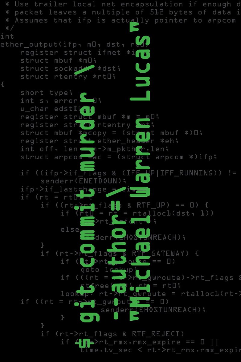 mwlauthor's tweet photo. Long weekend? Chill and read.
#gitcommitmurder: Murder on the Sysadmin Express. Hackers, version control, and pubs. With cake! https://t.co/HJiLQypZcM
If you want more? #gitsyncmurder will be out at the end of next month. Murder at a con, with subnet masks and LN2 ice cream. https://t.co/qgpQoUX3md