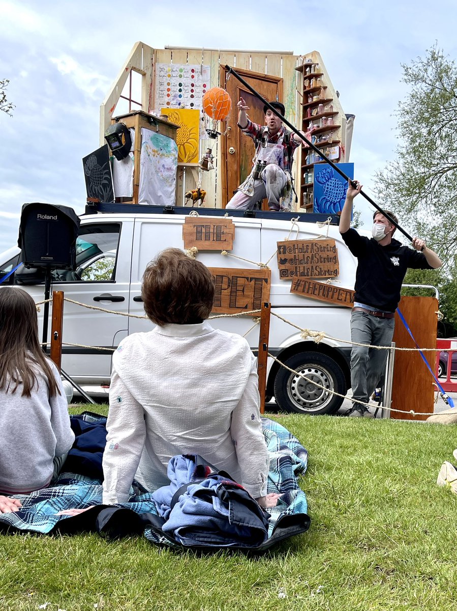 steelrattus's tweet photo. And a few more photos from the fab @HalfaString and #ThePuppetVan @farnhammaltings https://t.co/sD8limJQME